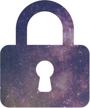 A privcay lock that represents a privacy-focused experience with zero ads and no tracking.